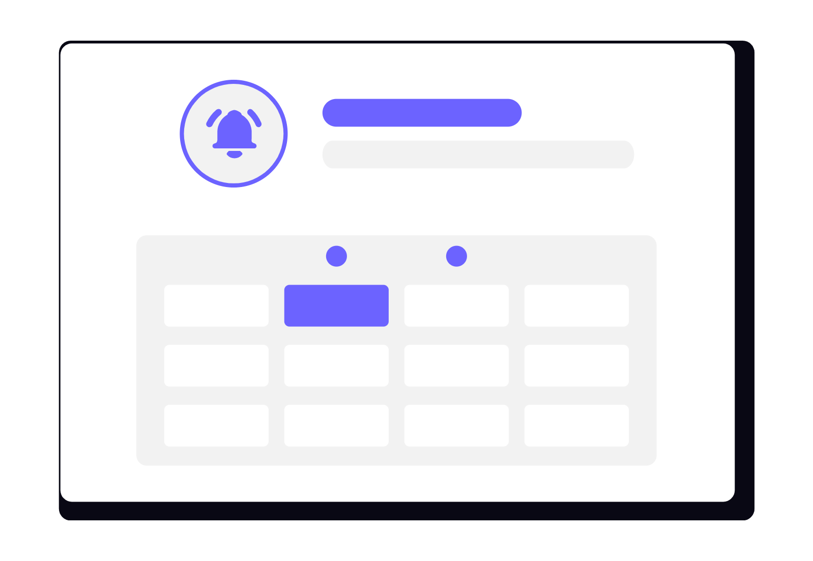 Reminder system representing regulatory monitoring